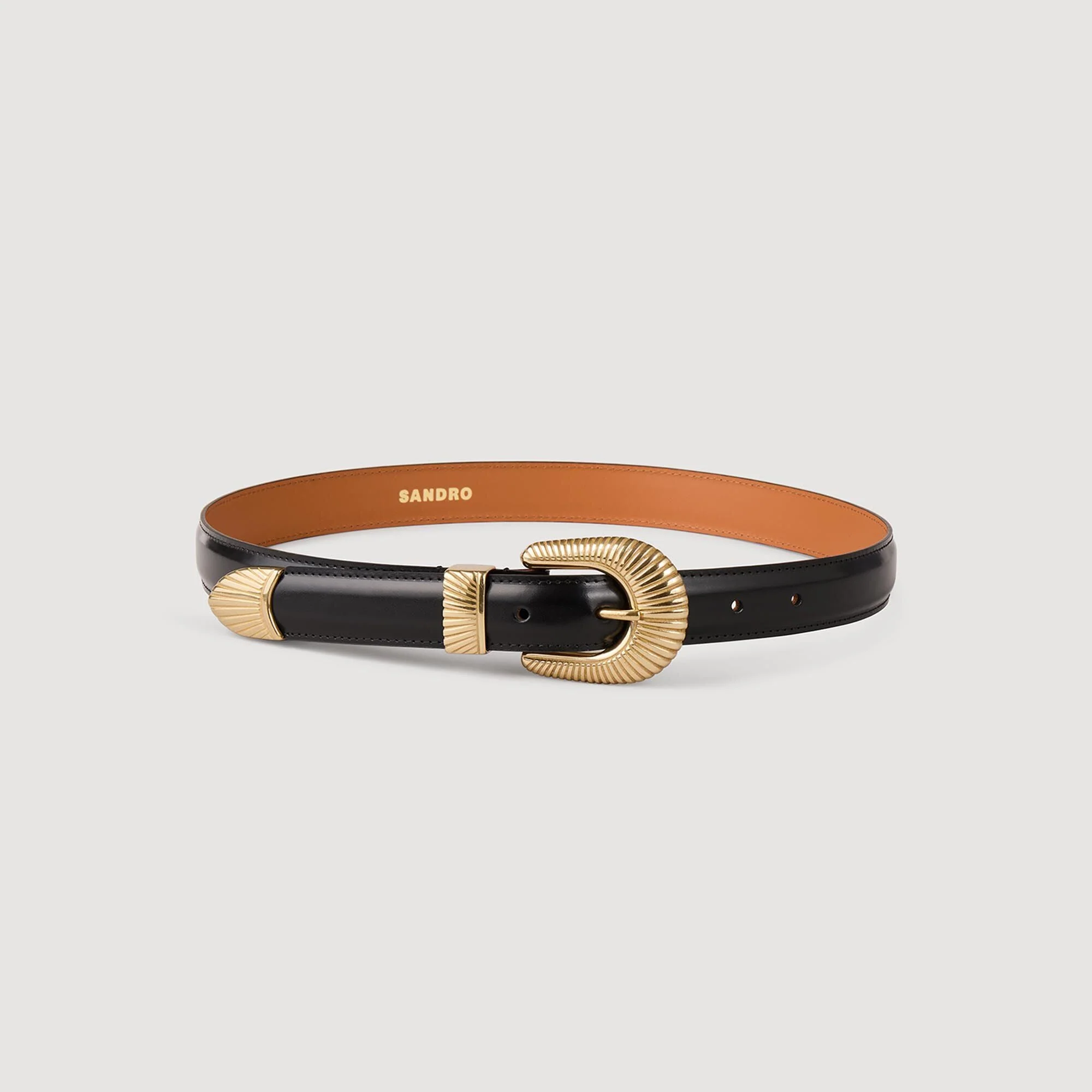 Eve Belt Leather Belt Black - Image 3