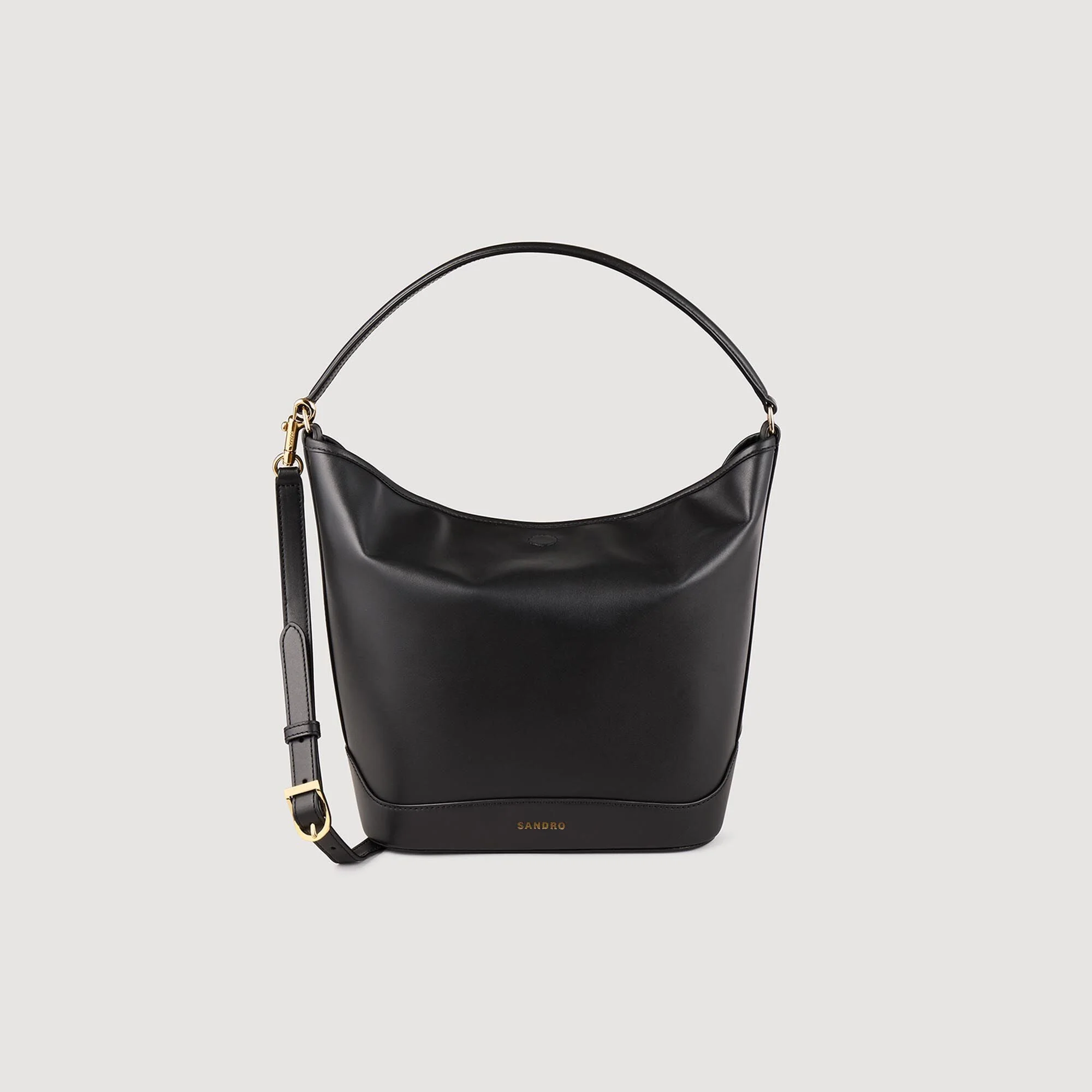 Tangoso Leather Bucket Bag Tangoso Black - Image 5