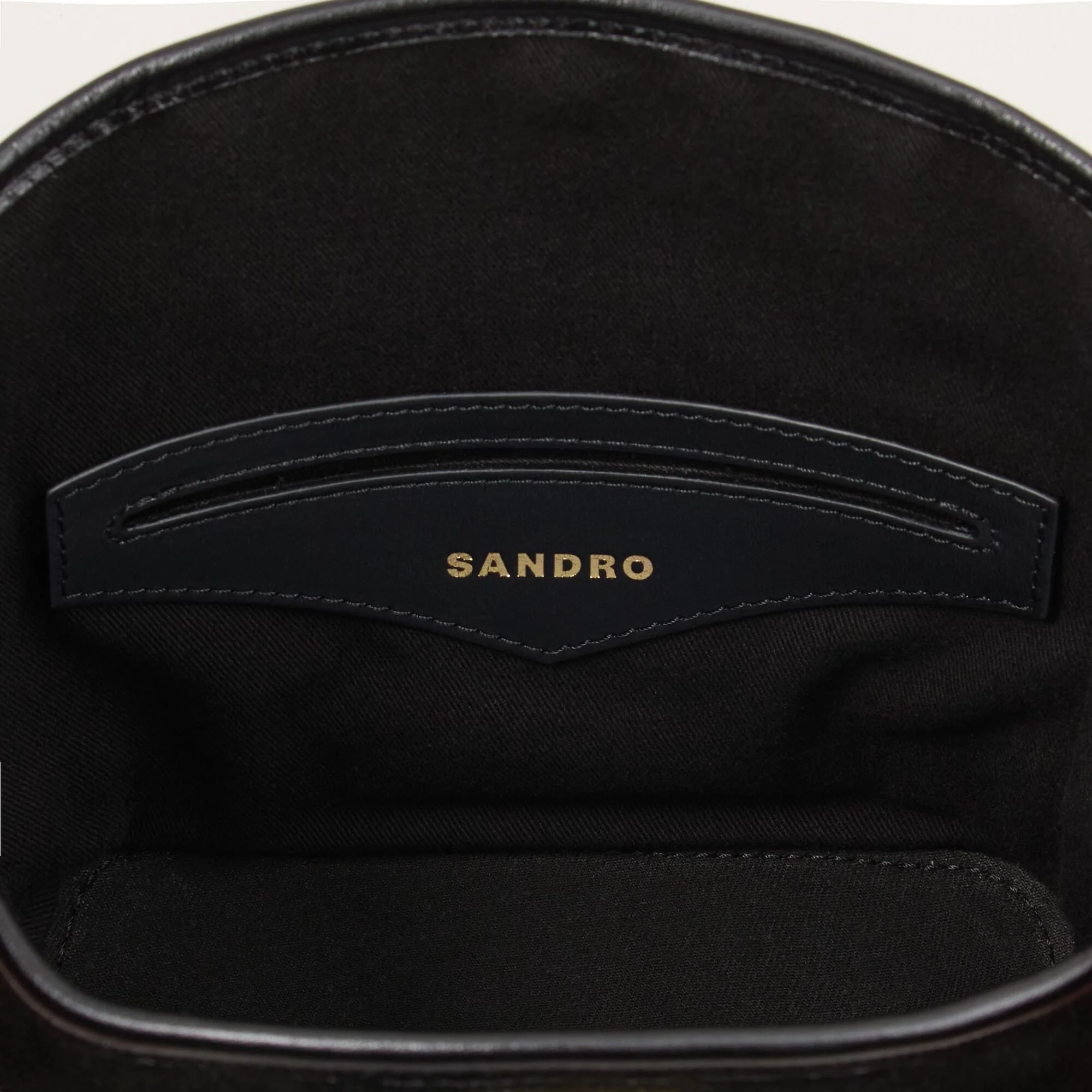 Mini Tangoso Mini Tangoso Suede And Leather Bag Black - Image 4