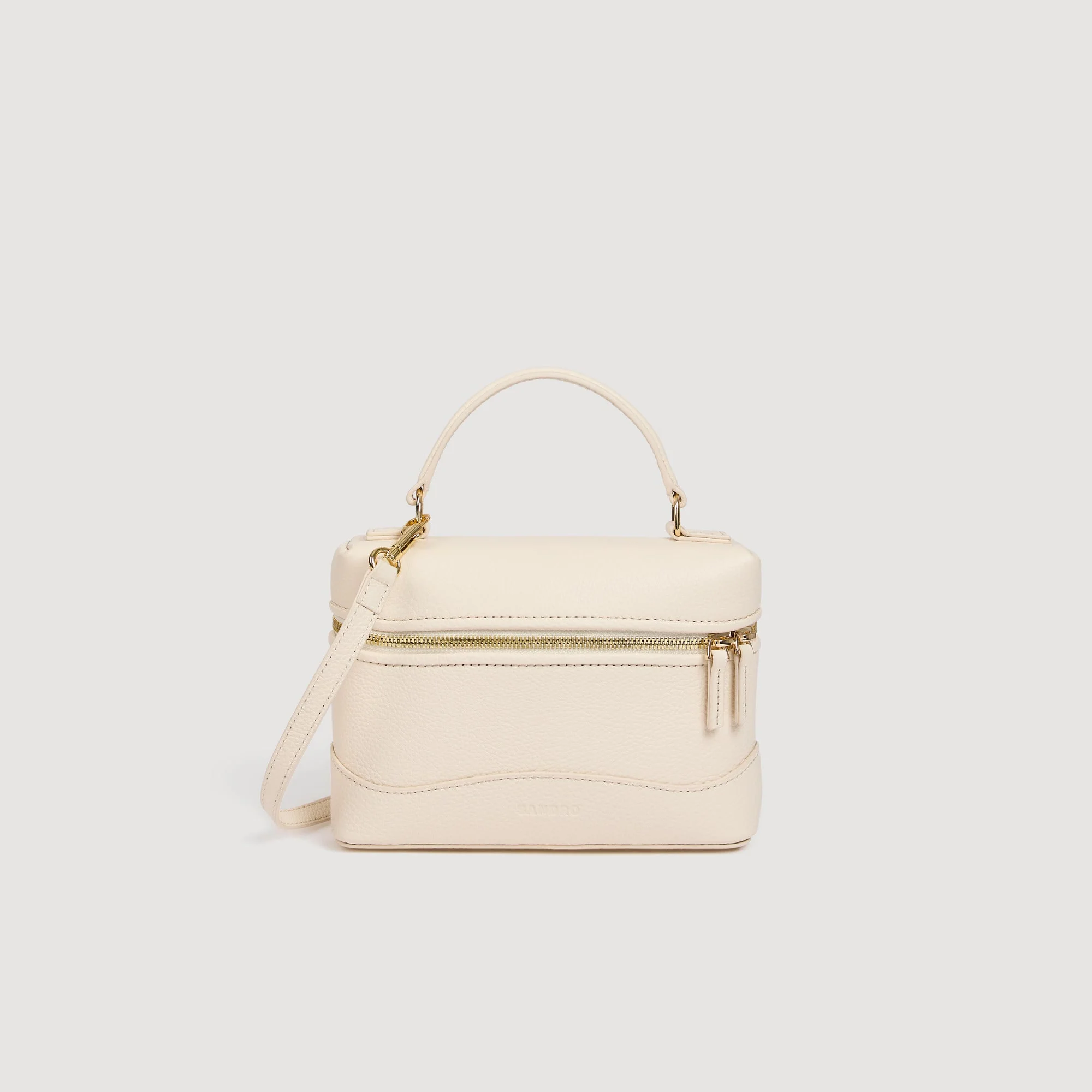 Tangolino Grained Leather Tangolino Bag Ecru