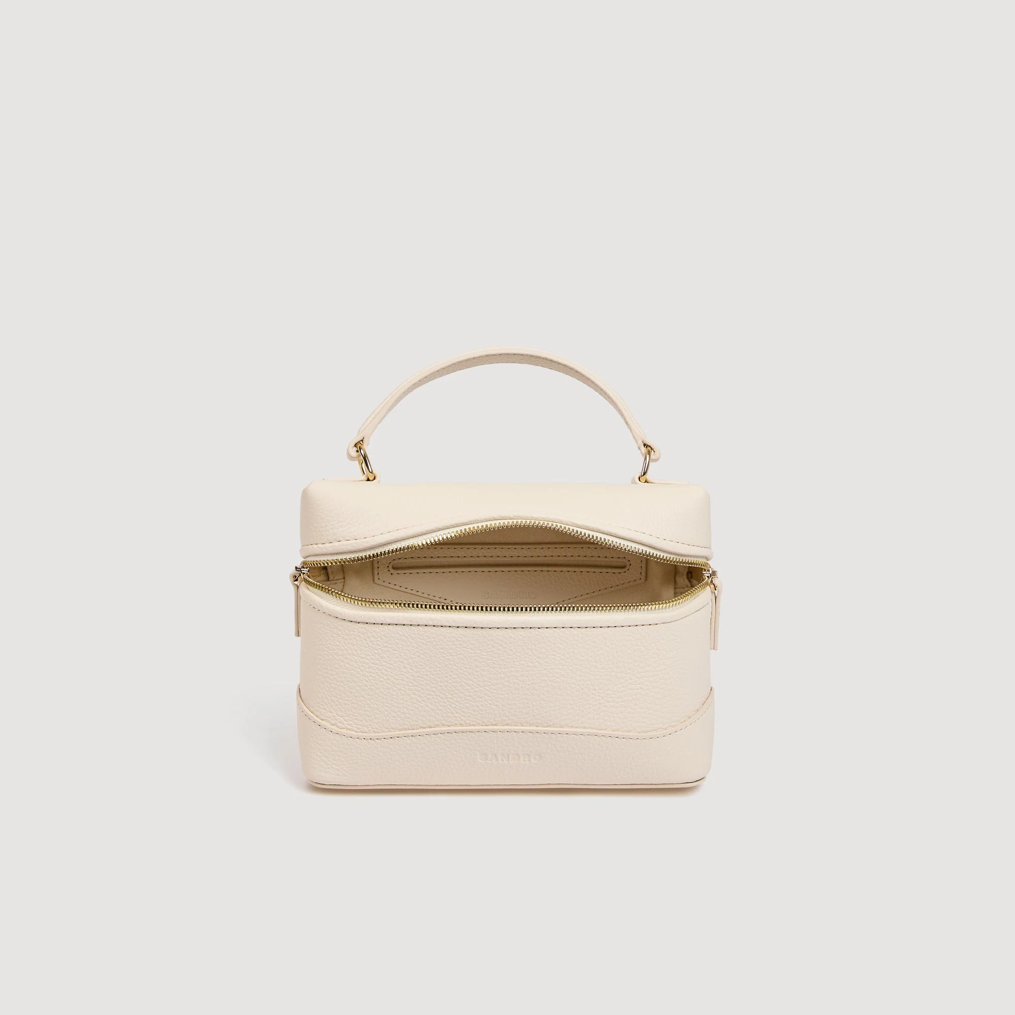 Tangolino Grained Leather Tangolino Bag Ecru - Image 7