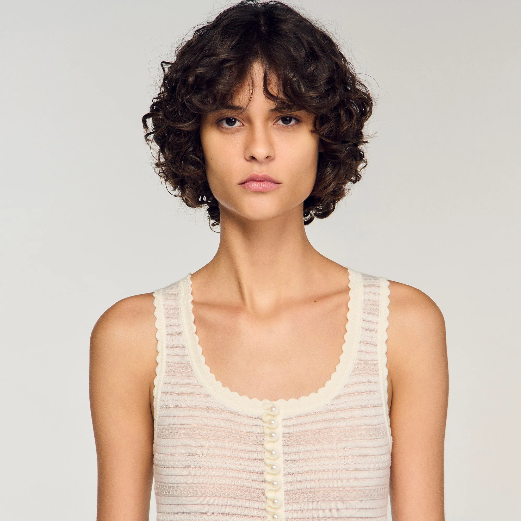 Zandaya Knit Bodysuit Ecru - Image 3