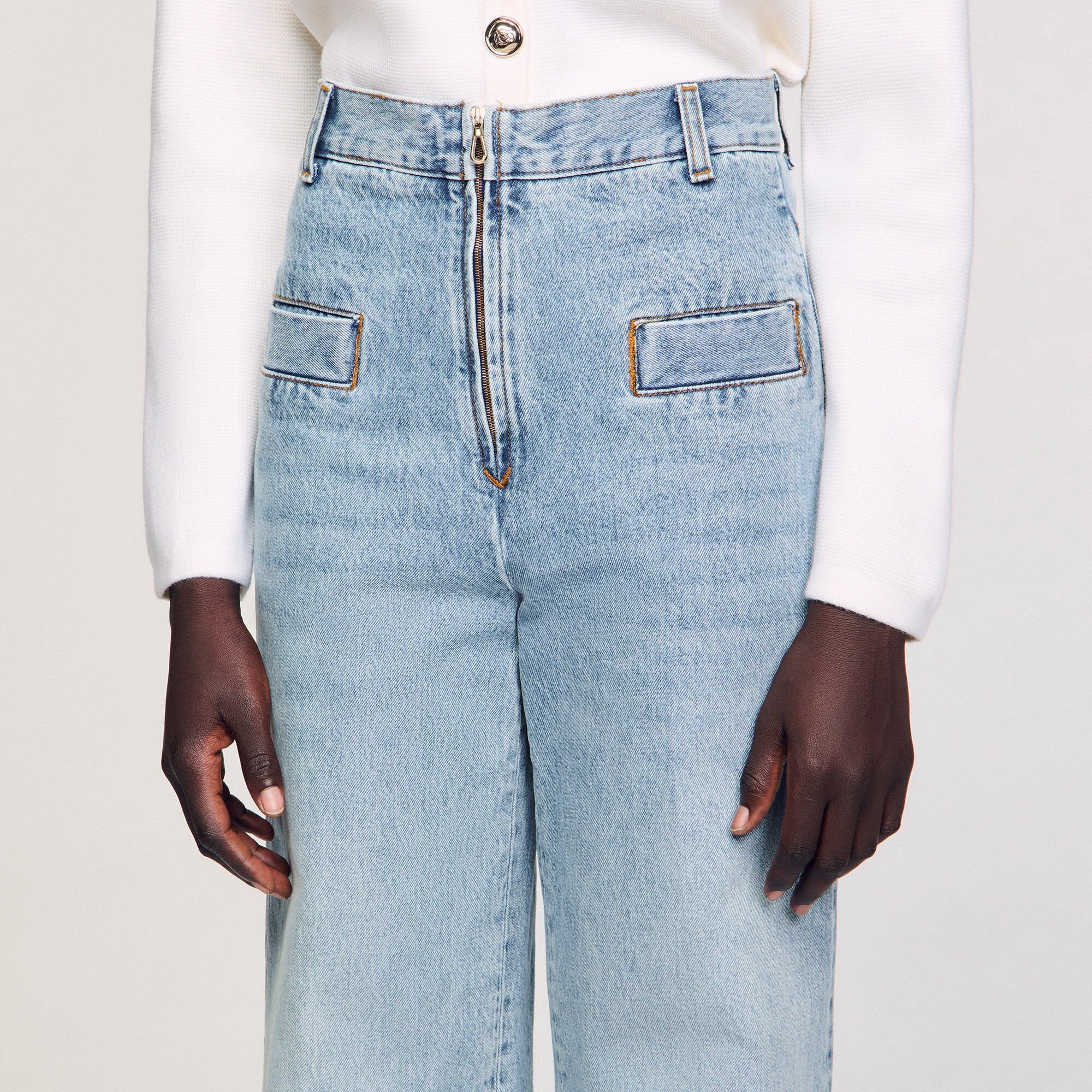 Oslo Wide-Leg Jeans Blue Jean - Image 3