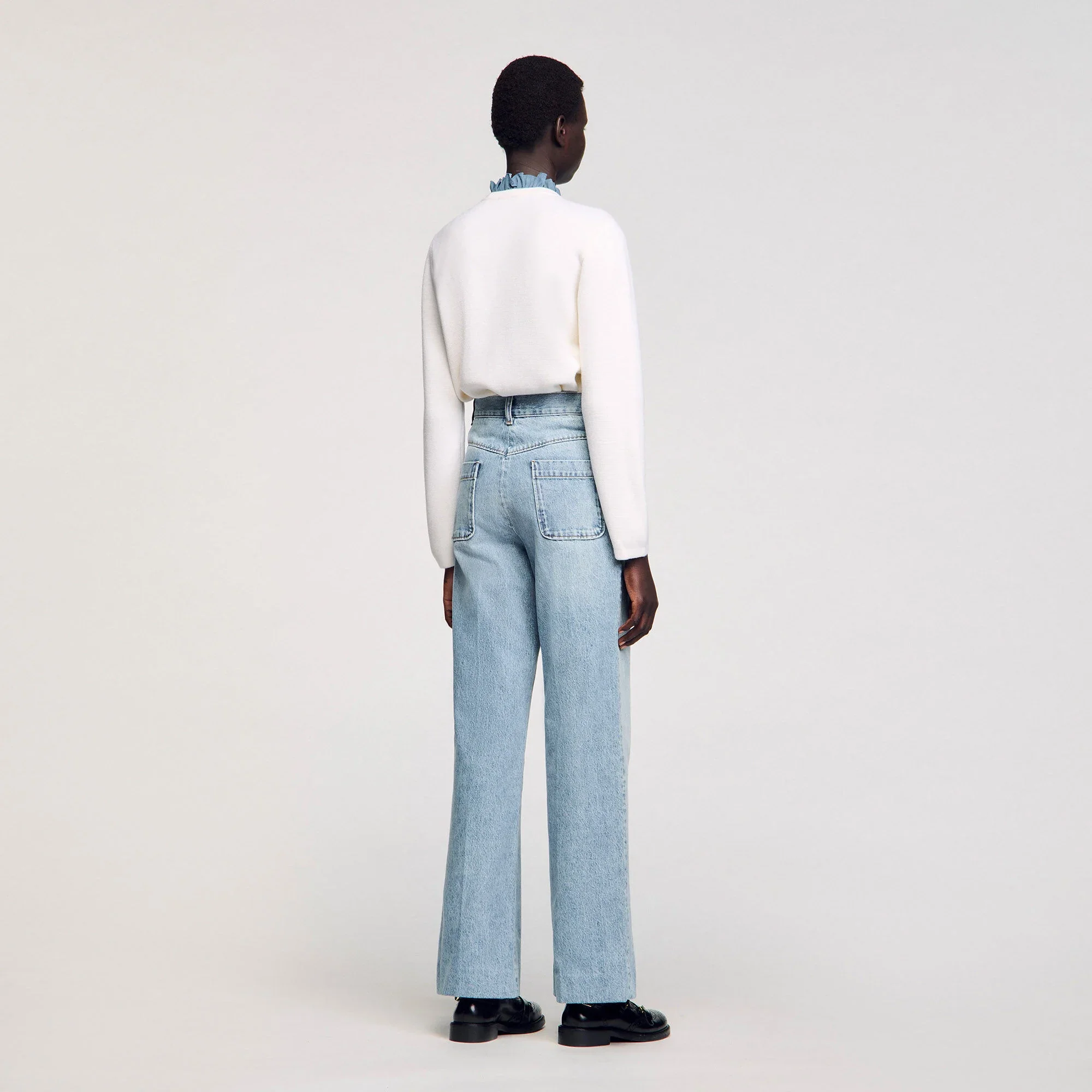 Oslo Wide-Leg Jeans Blue Jean - Image 5