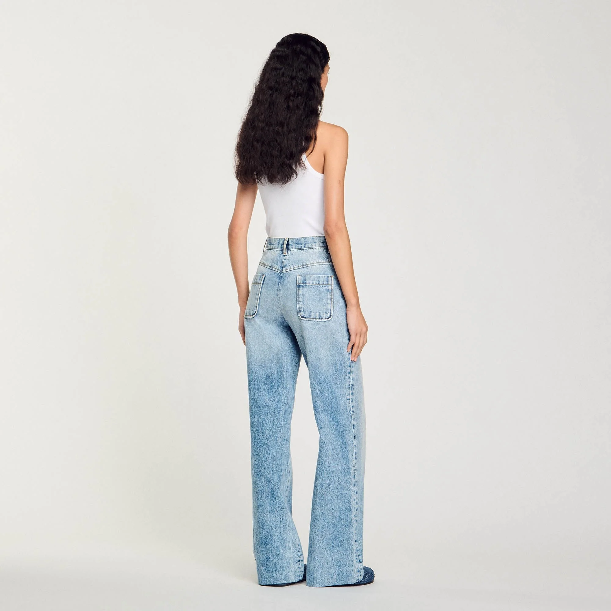 Oslone High-Rise Jeans Light Bu Jean - Image 4