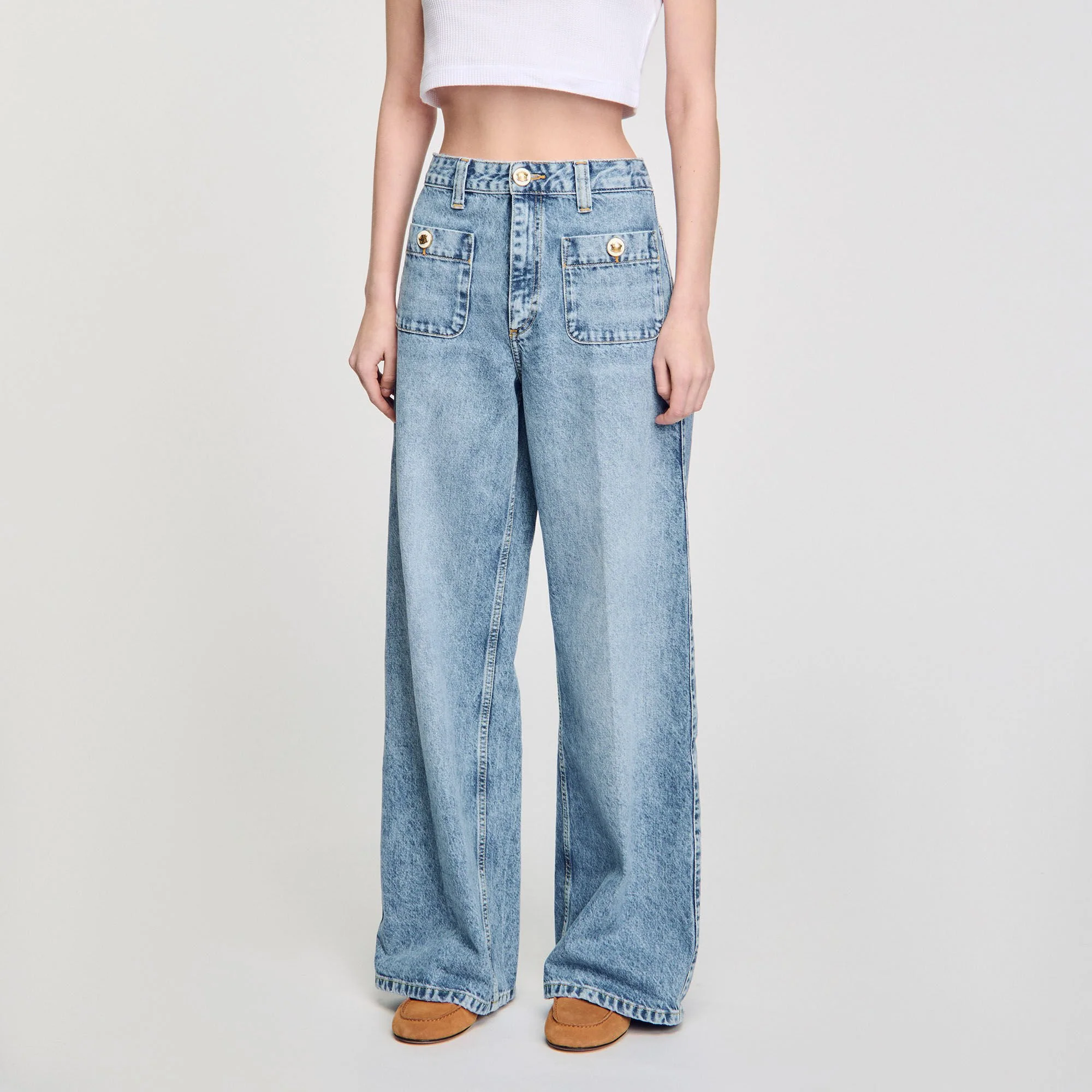 Floride Faded Jeans Blue Jean - Image 4