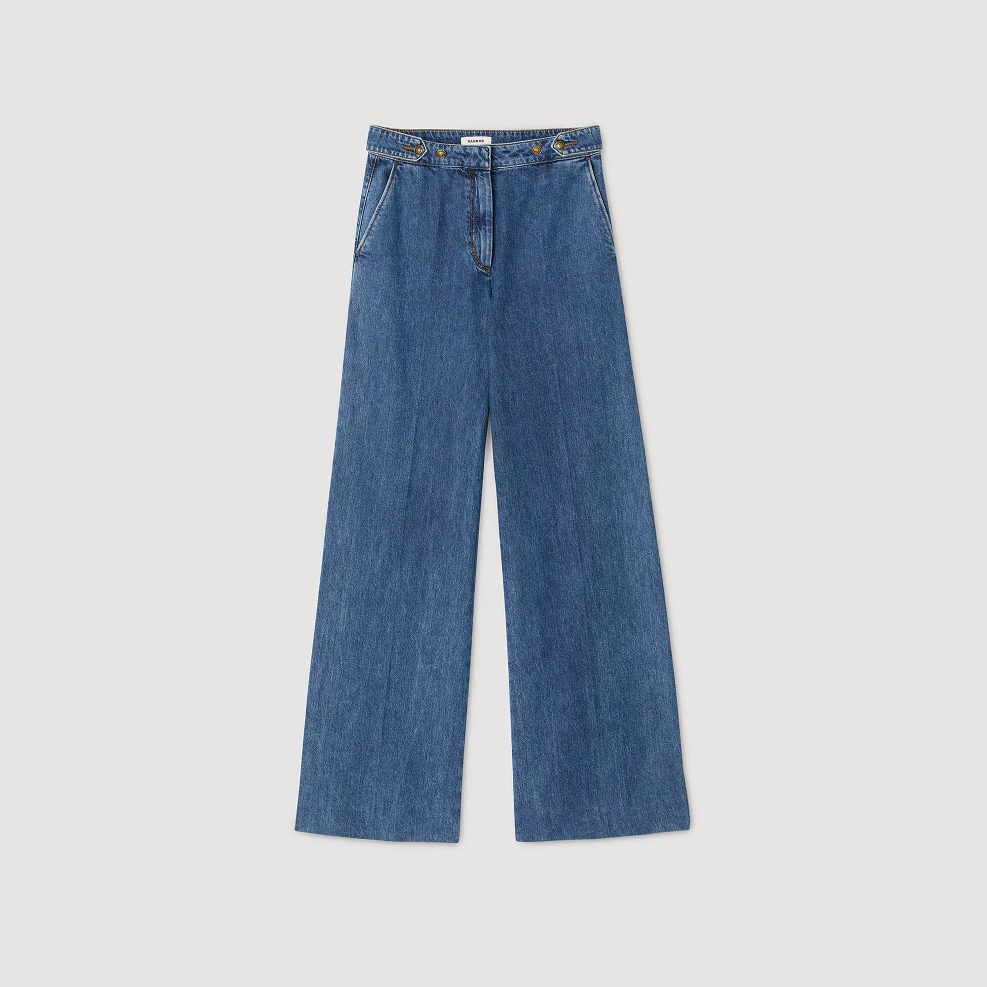 Athenes Wide-Leg Jeans Blue Jean - Image 6