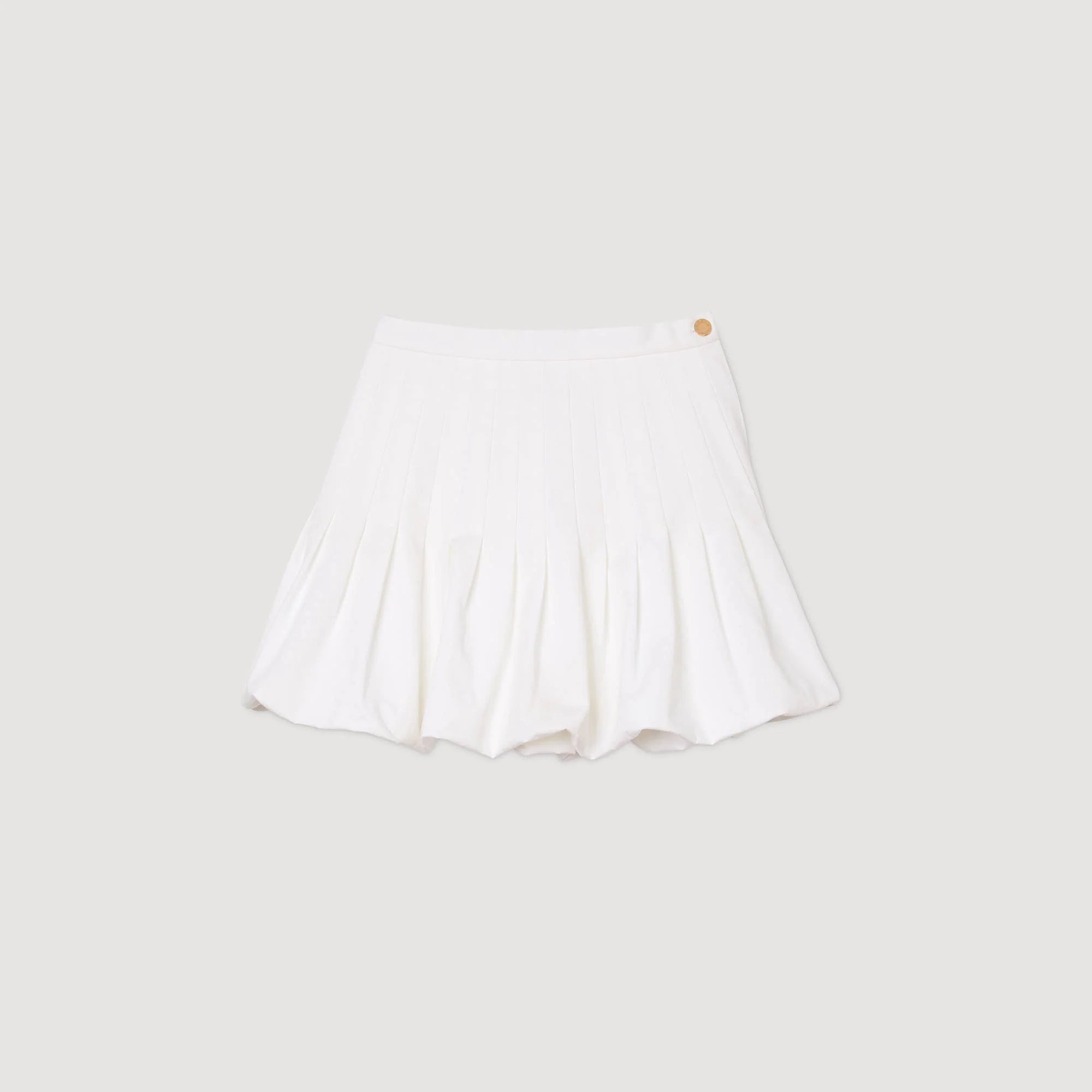 Meringue Short Bubble Skirt White - Image 6