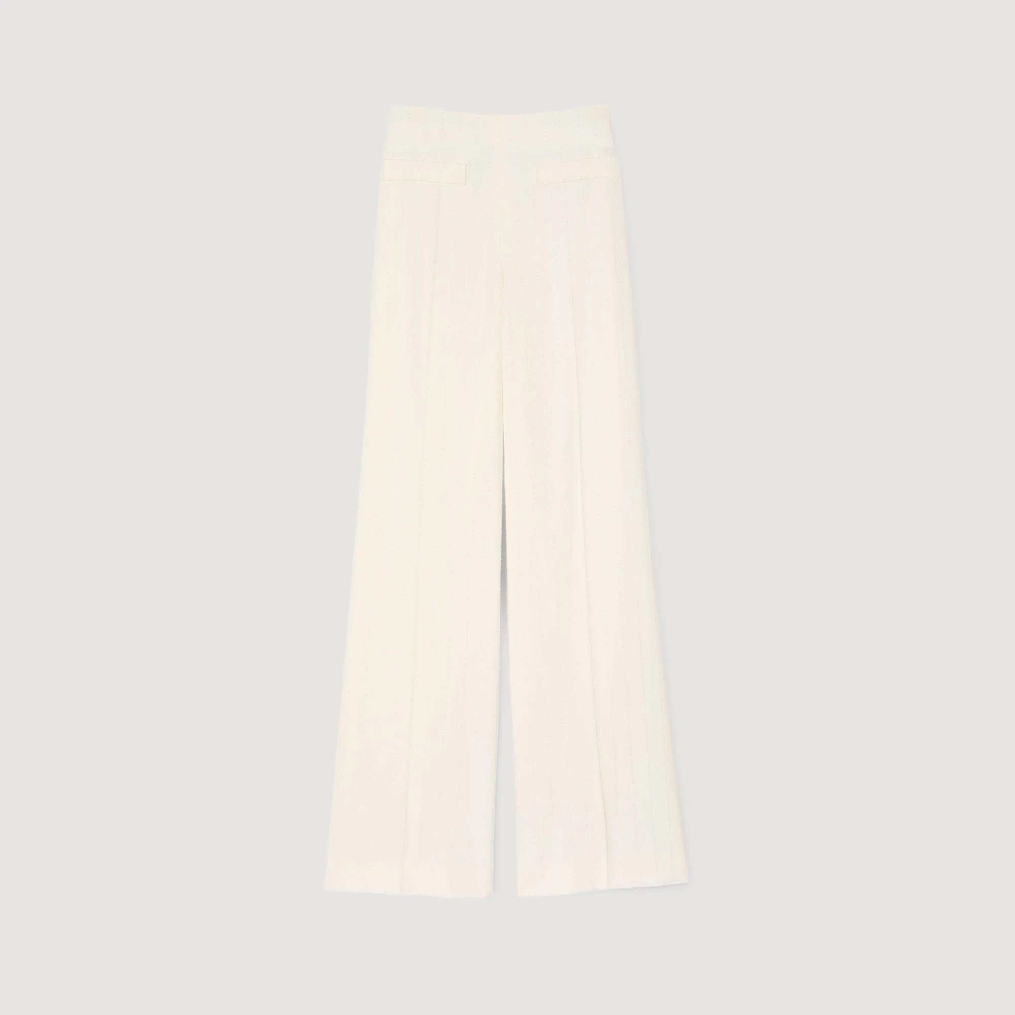 Concorde Sequin Suit Trousers Ecru - Image 6