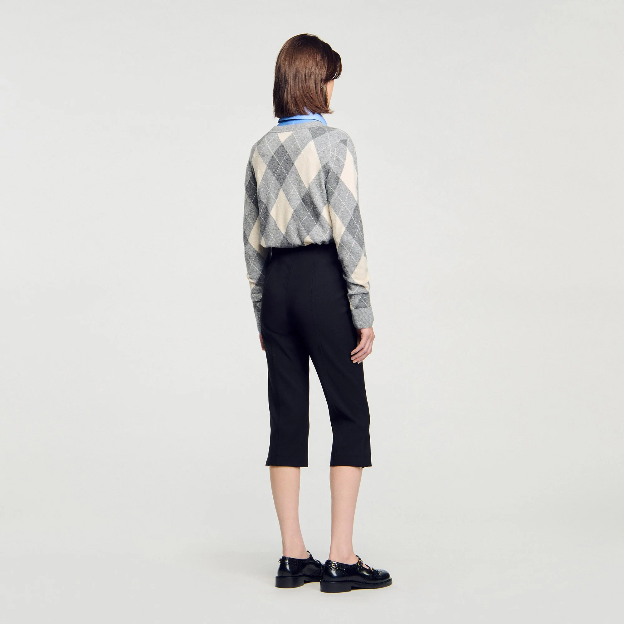 Adenio Capri Trousers Black - Image 3