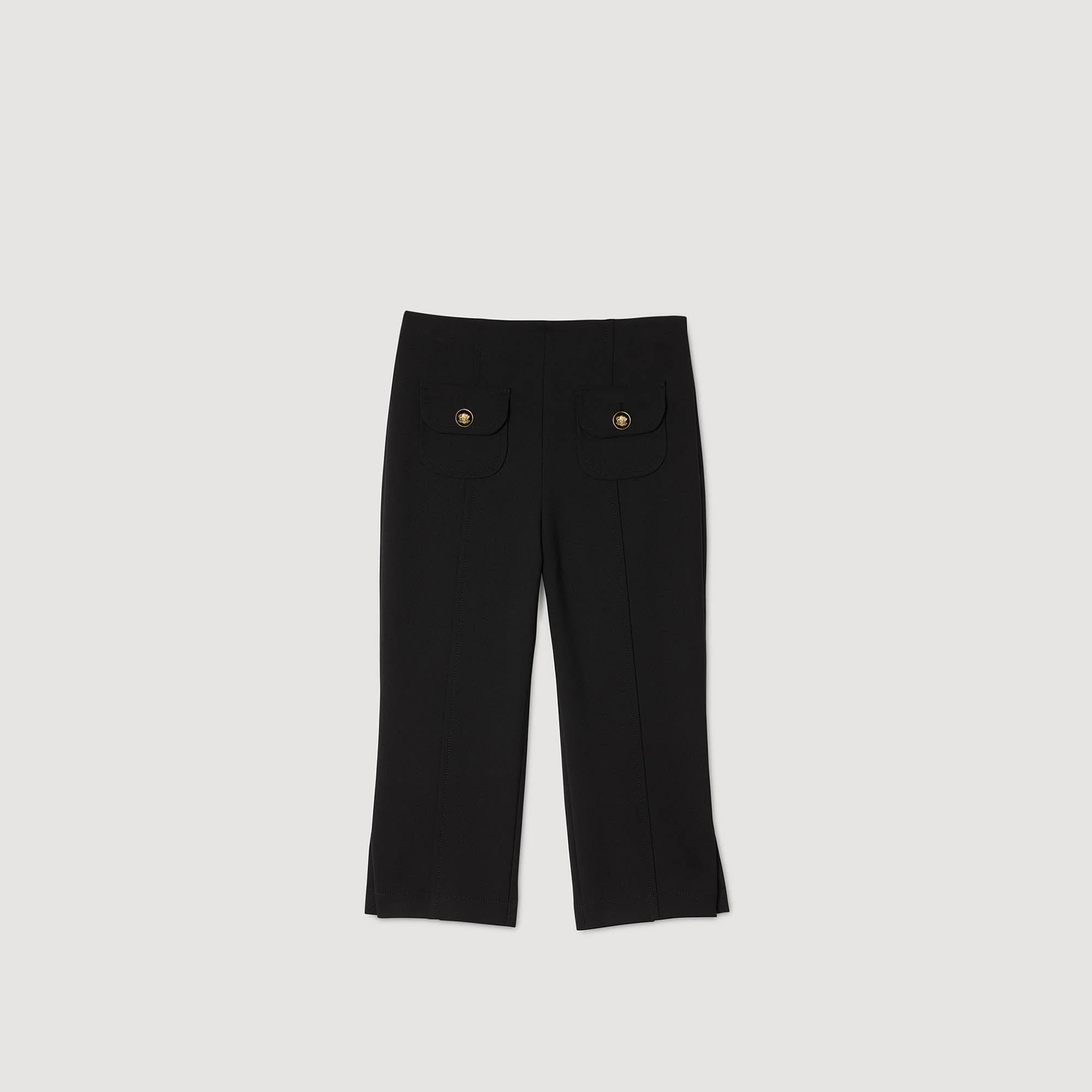 Adenio Capri Trousers Black - Image 6
