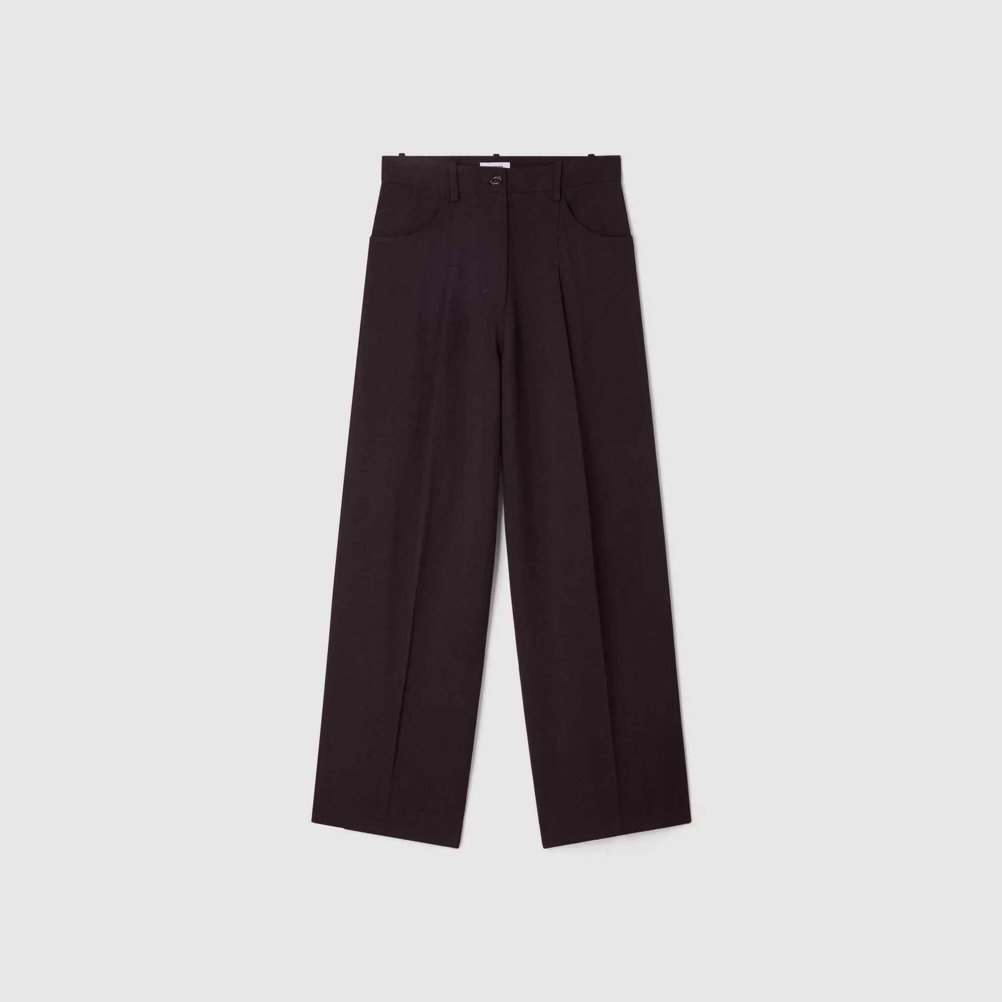 Desire Wide-Leg Trousers Brown - Image 6