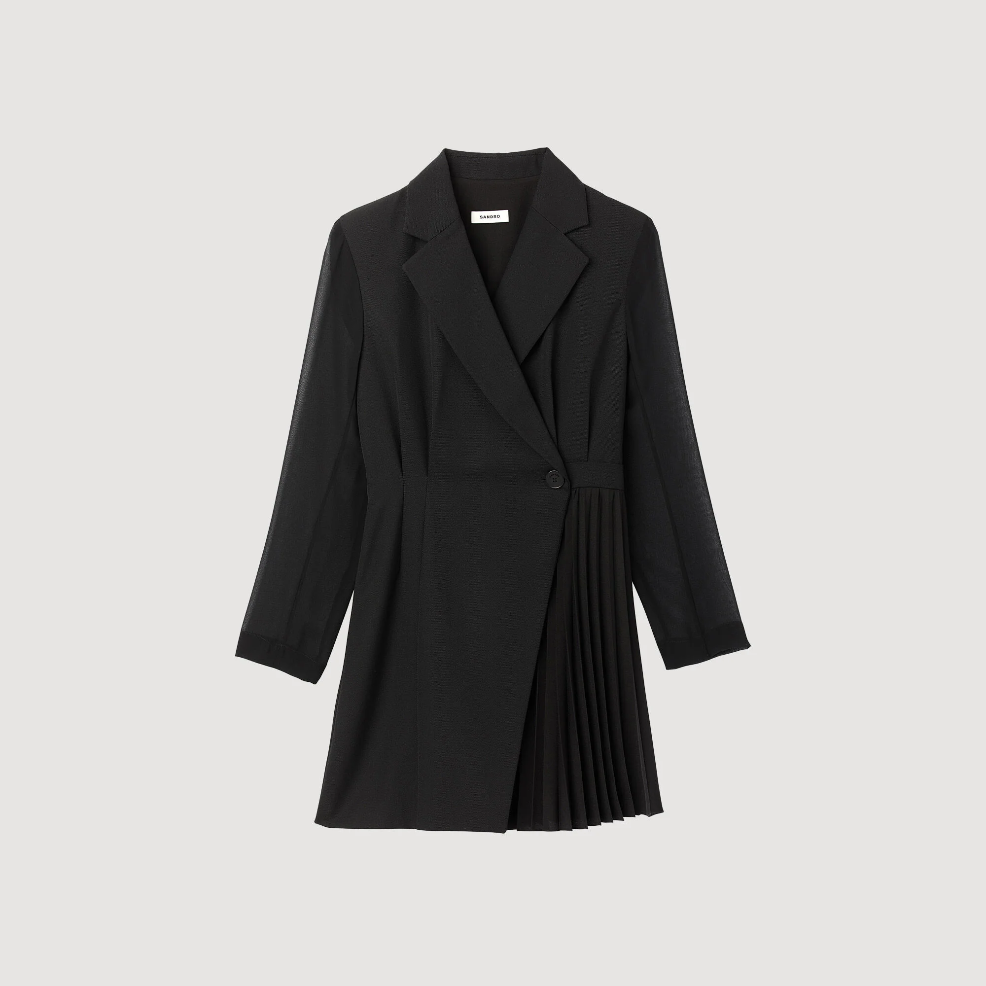 Lilela Wraparound Dress Black - Image 6