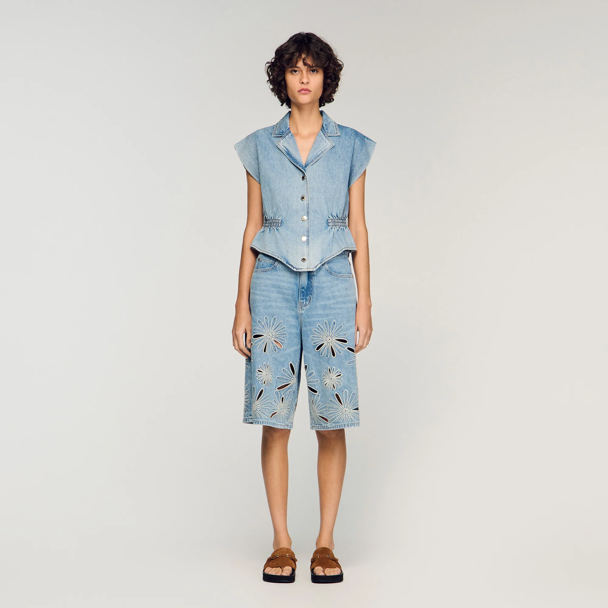 Kurtis Denim Top Blue Jean - Image 2