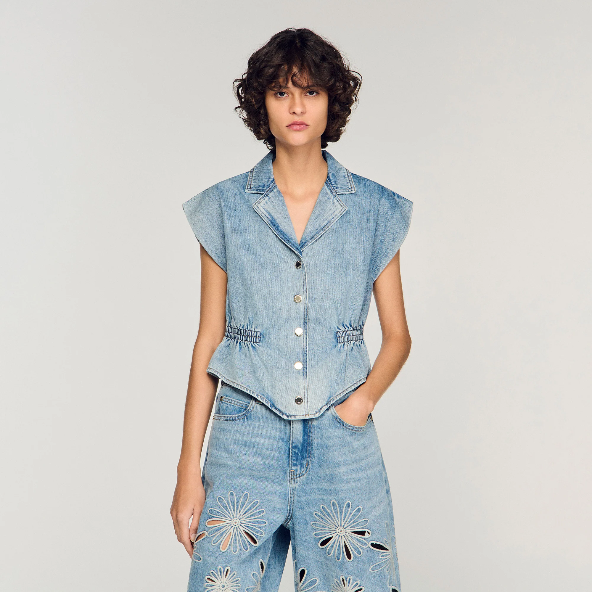 Kurtis Denim Top Blue Jean - Image 4