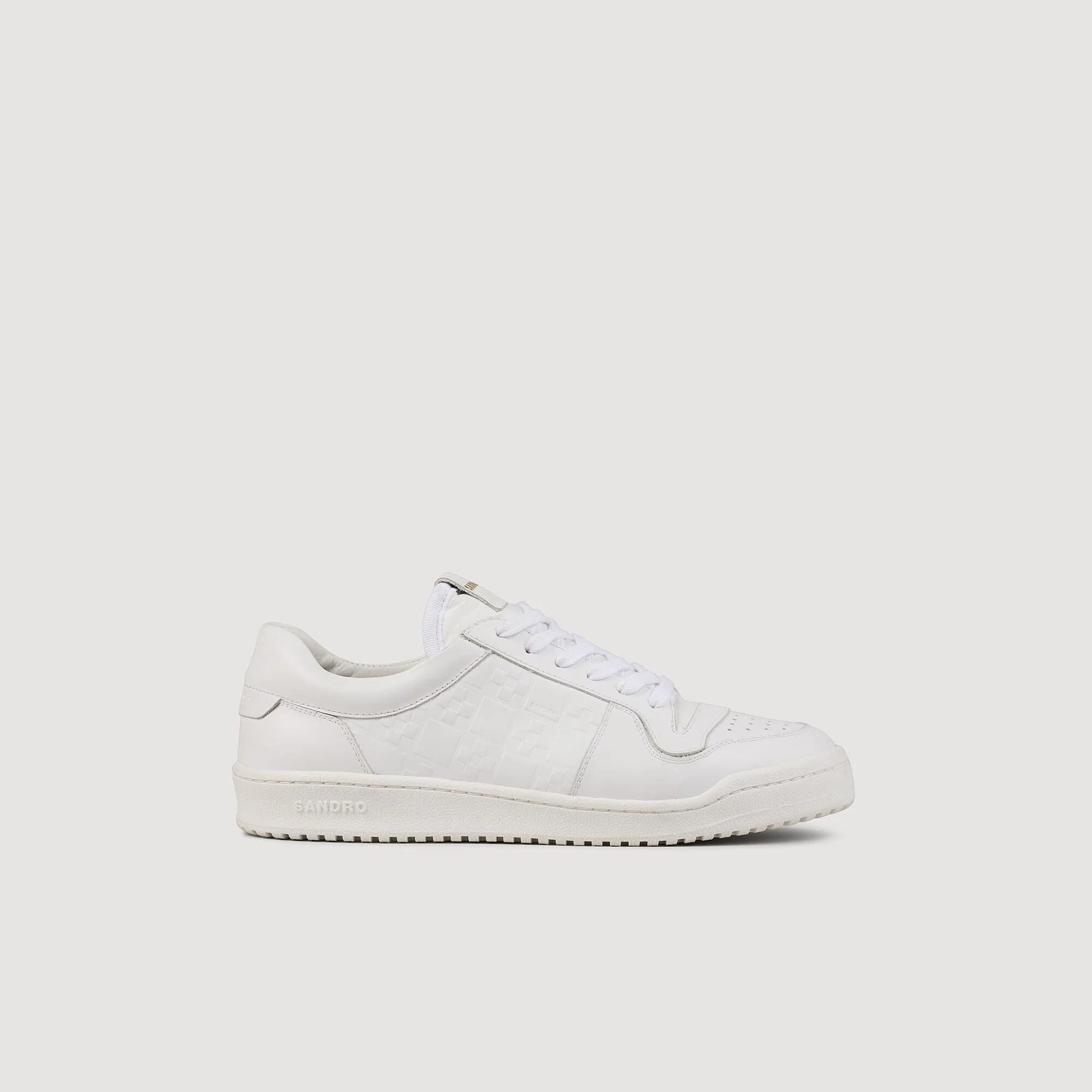 Cross Sneaker Low-Top Leather Trainers White - Image 4