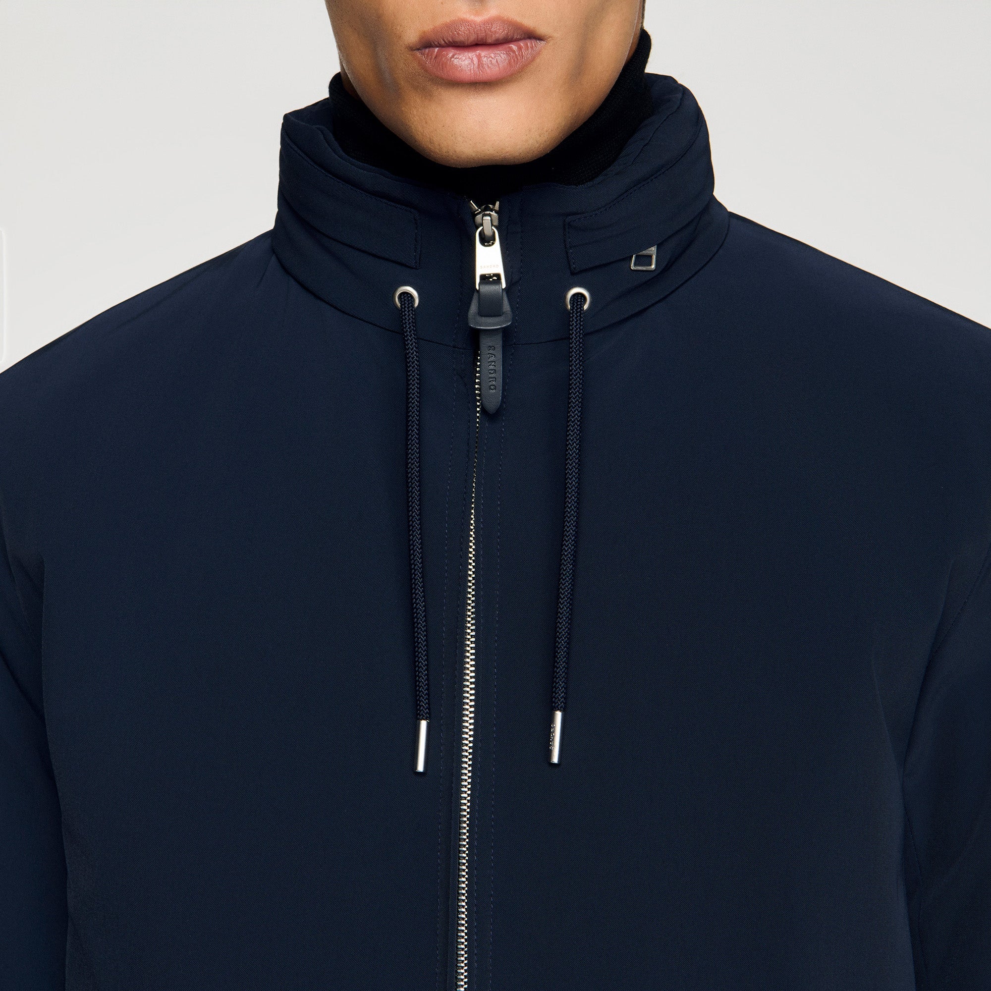 Orion Hooded Zip-Up Jacket Midnight Blue - Image 3