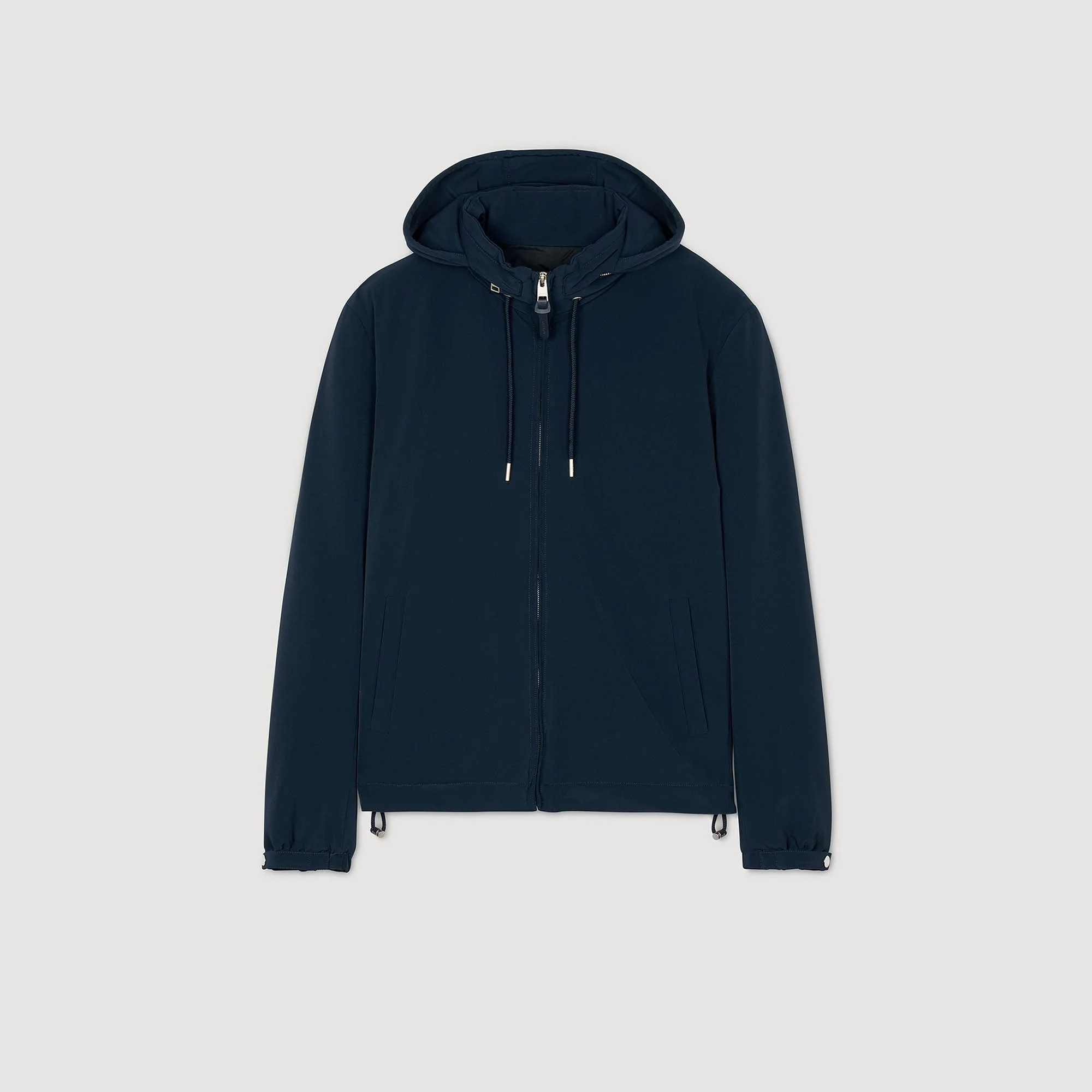 Orion Hooded Zip-Up Jacket Midnight Blue - Image 6
