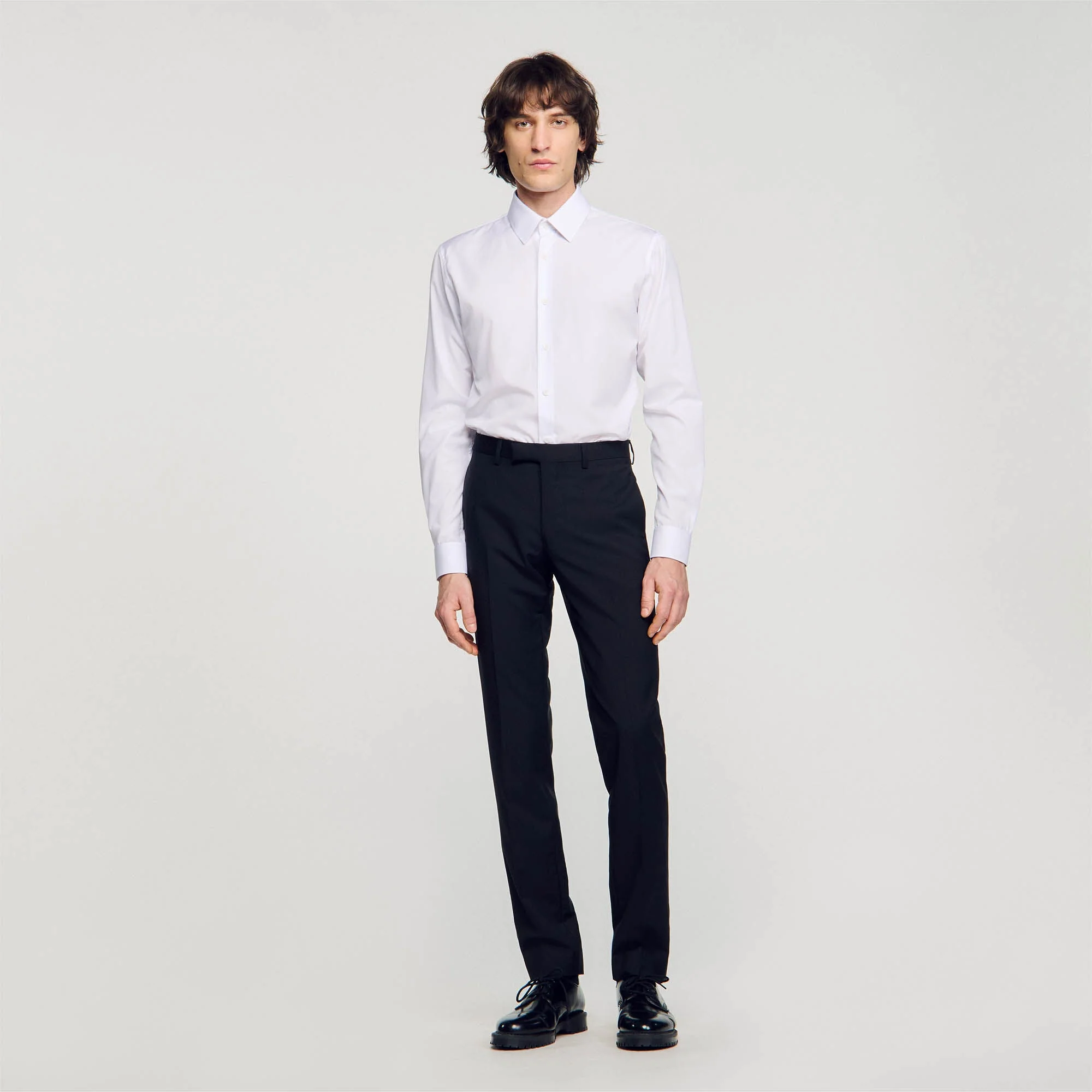 New Seamless Long-Sleeved Shirt White
