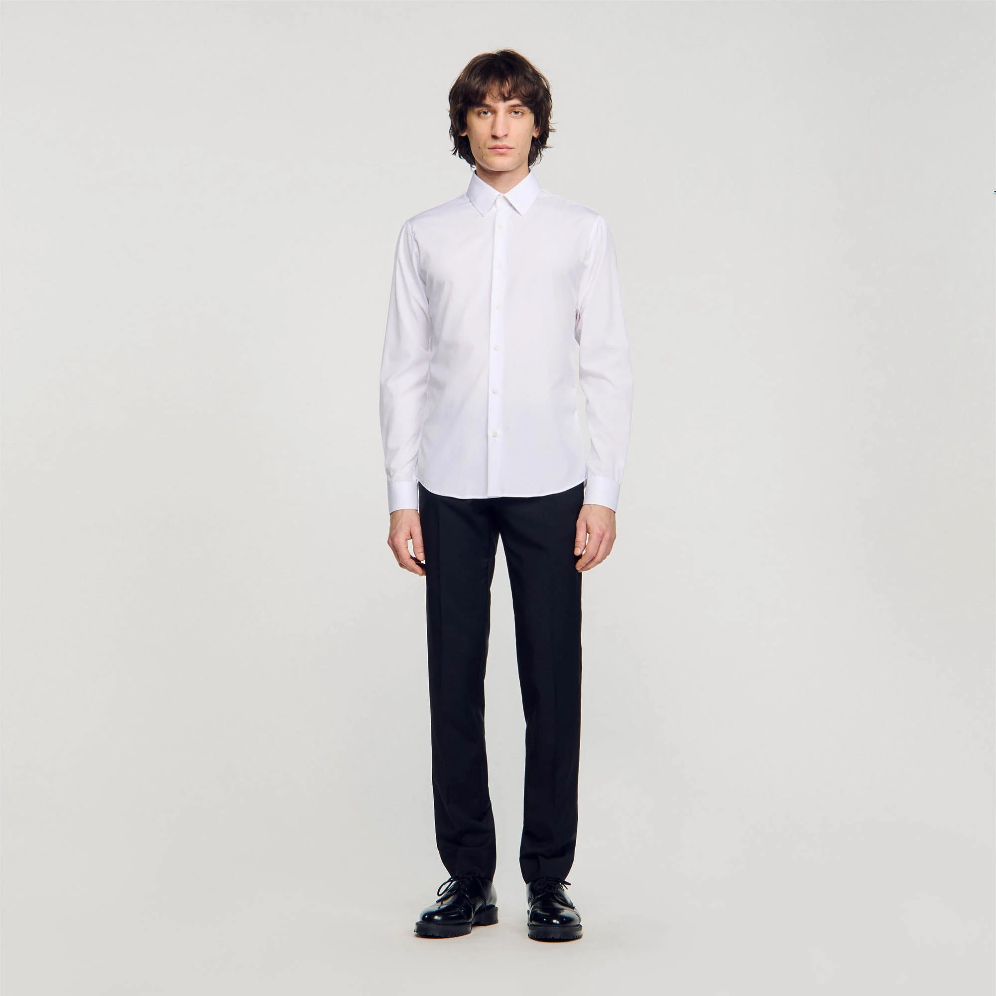 New Seamless Long-Sleeved Shirt White - Image 2