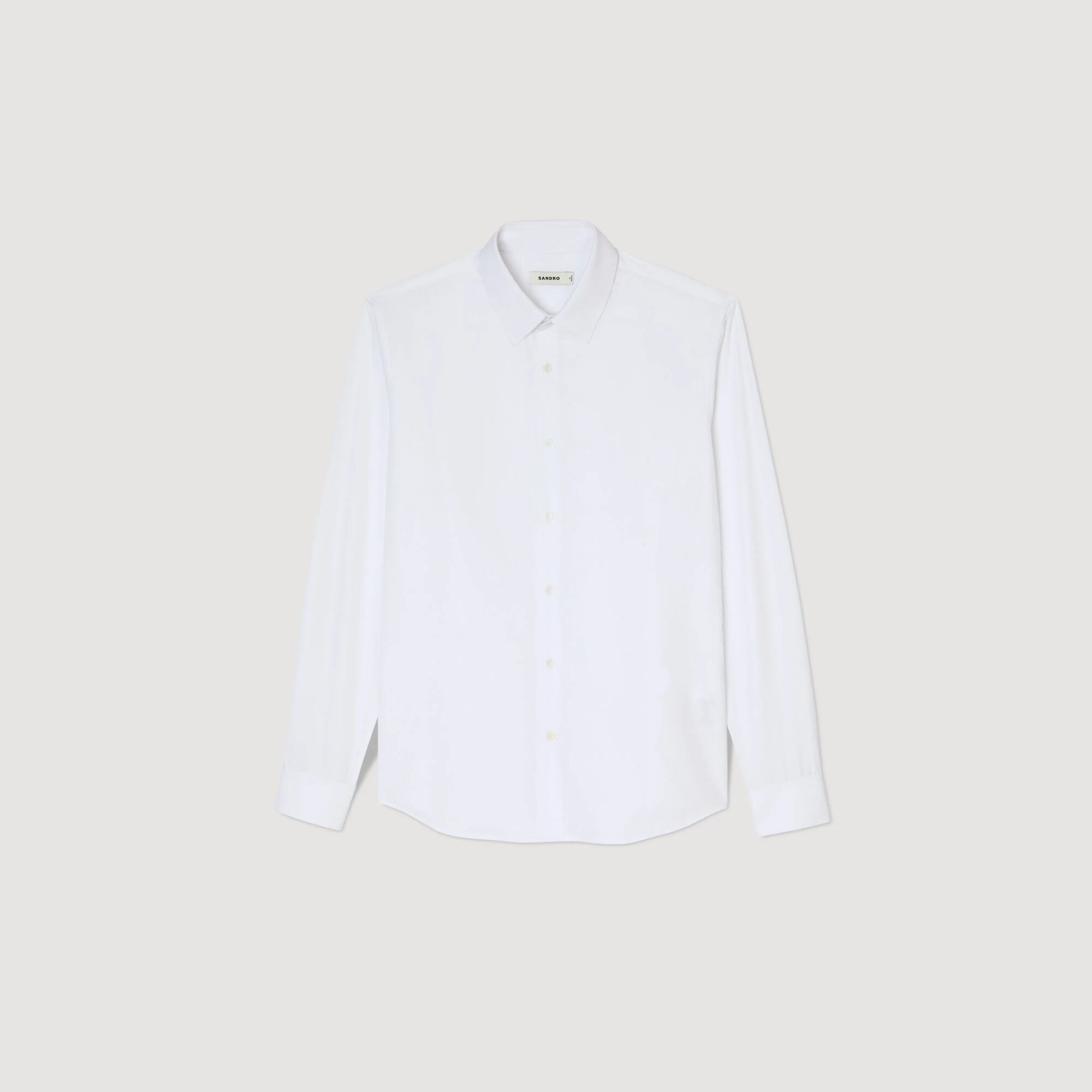 New Seamless Long-Sleeved Shirt White - Image 6