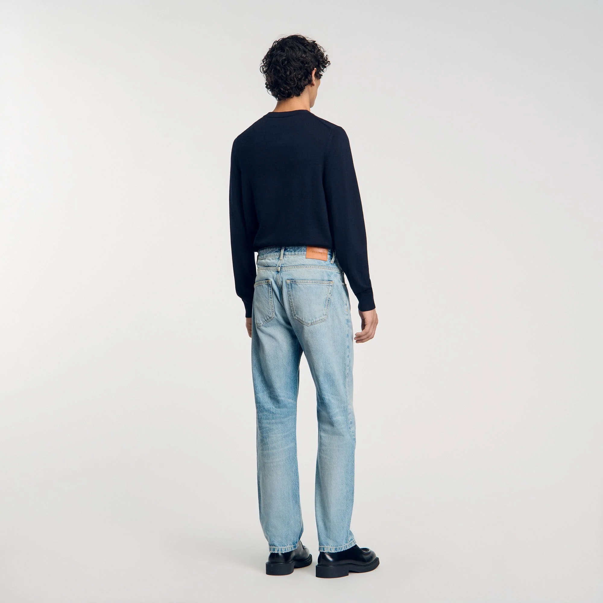 Regular Stonewash And Whiskers Light Blue - Denim - Image 5