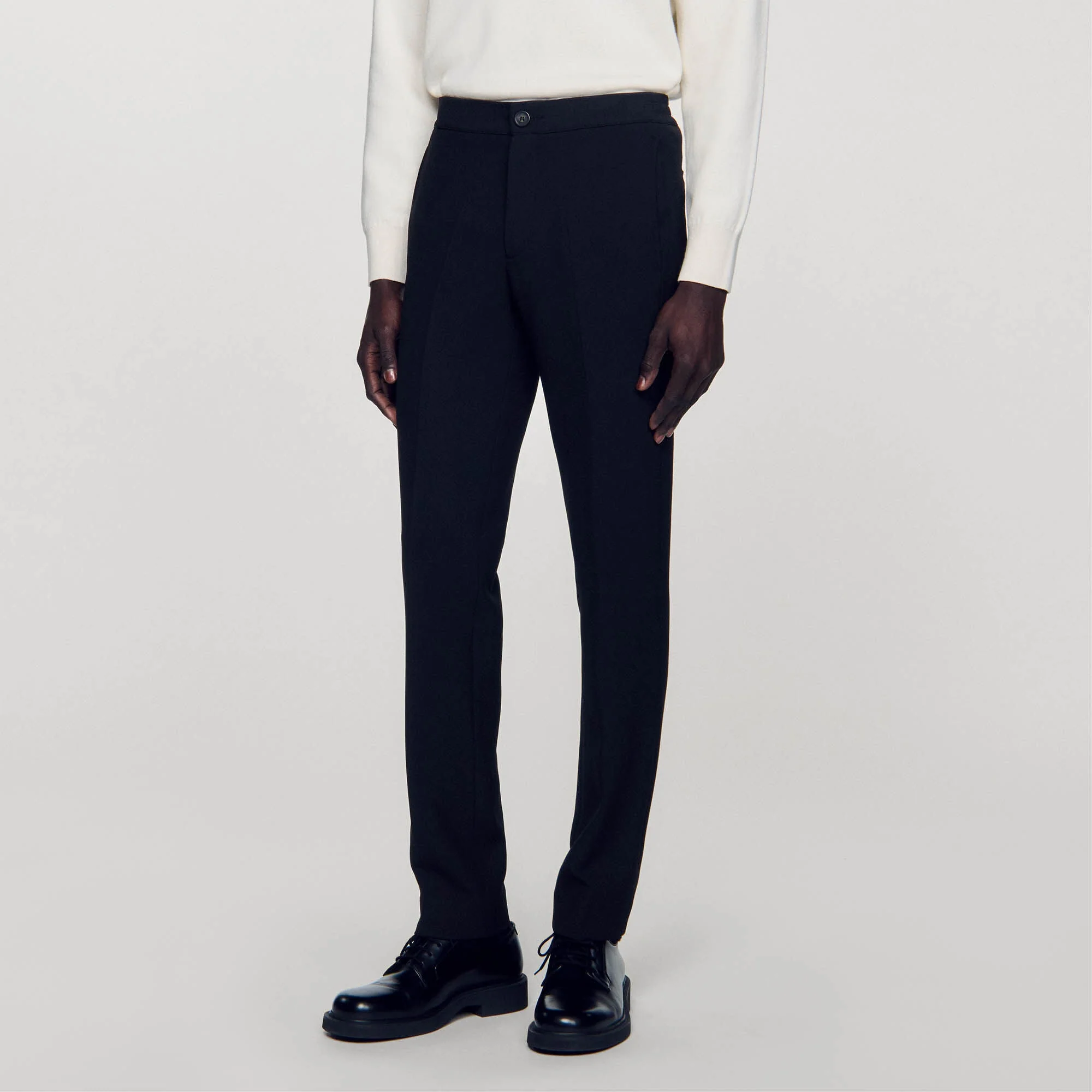 Jersey Jersey Trousers Black - Image 4