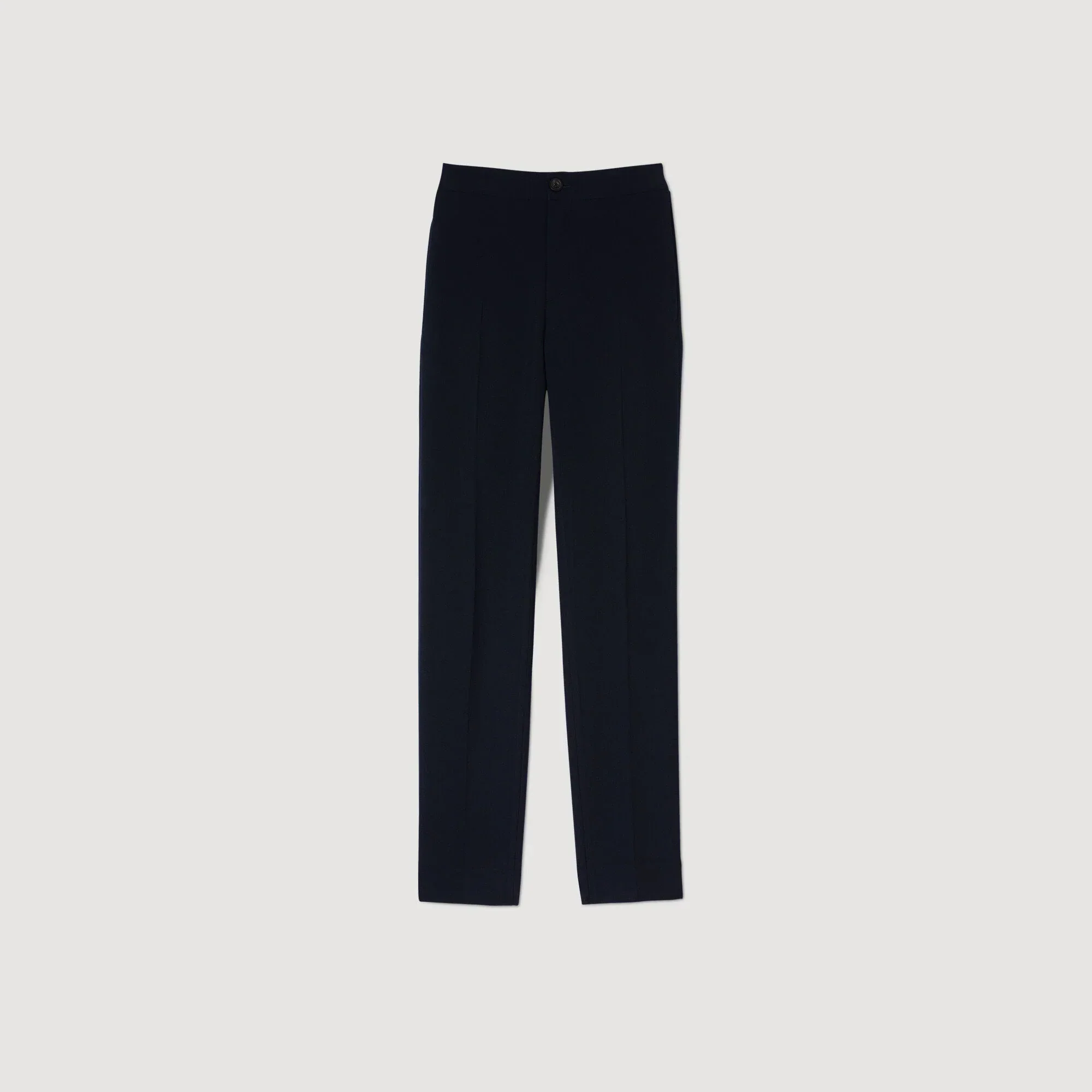 Jersey Jersey Trousers Navy Blue - Image 6