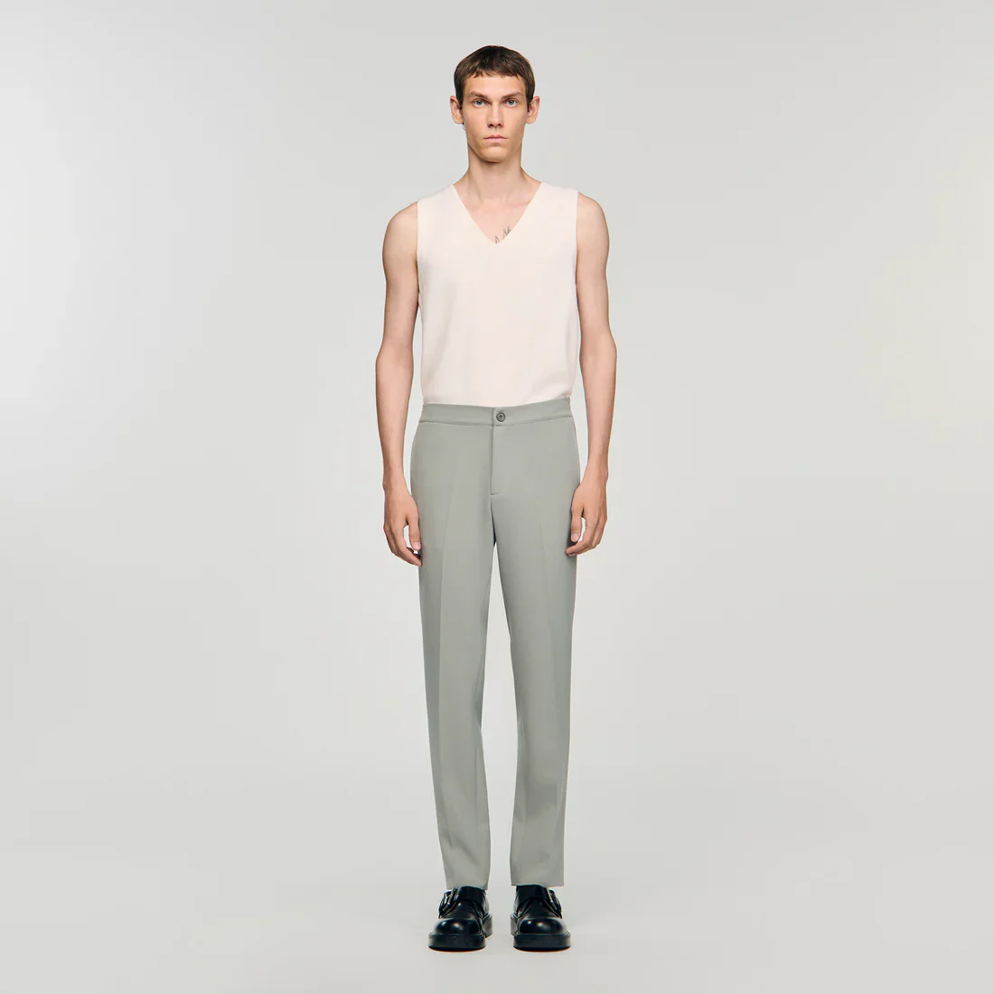 Jersey Jersey Trousers Steel - Image 2