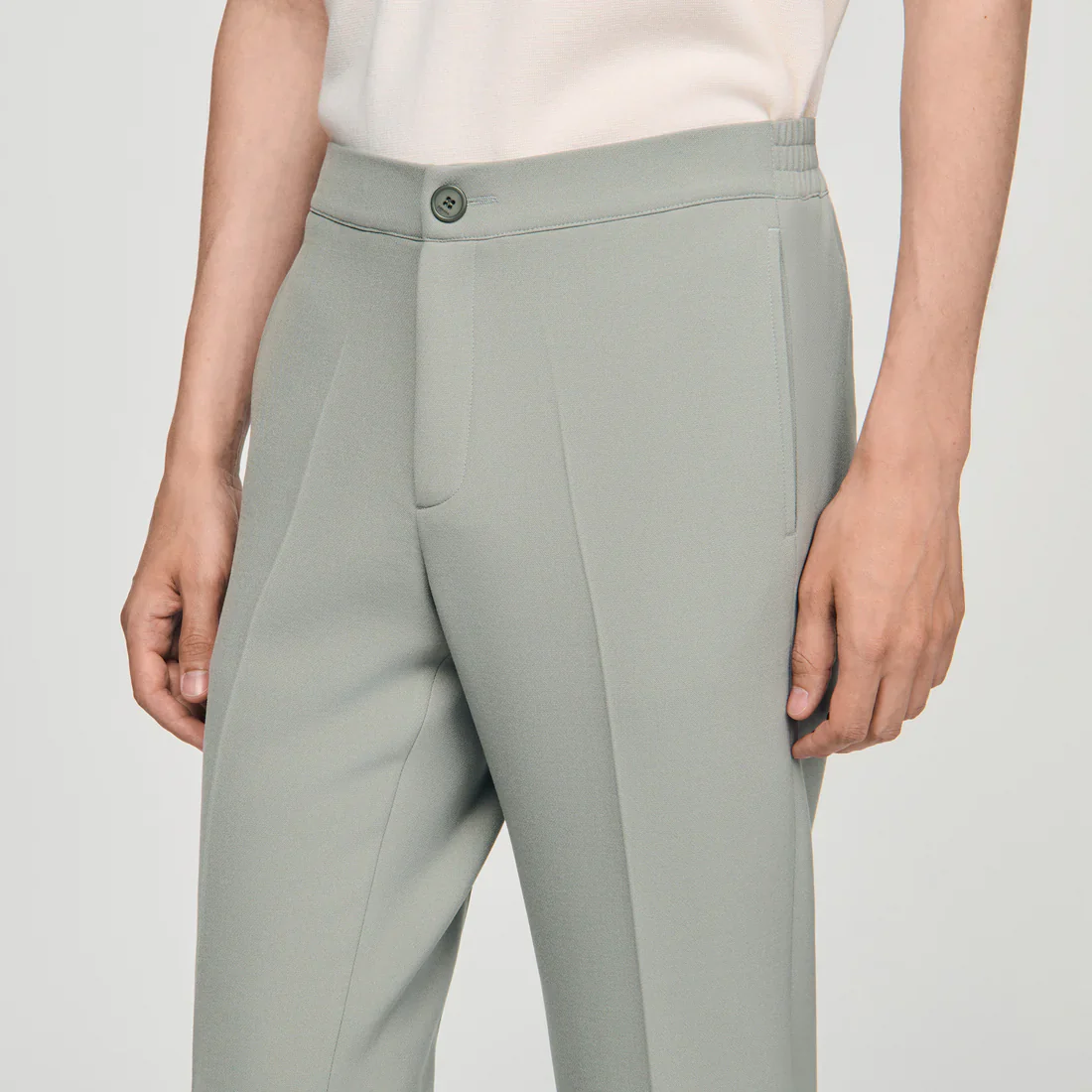 Jersey Jersey Trousers Steel - Image 3