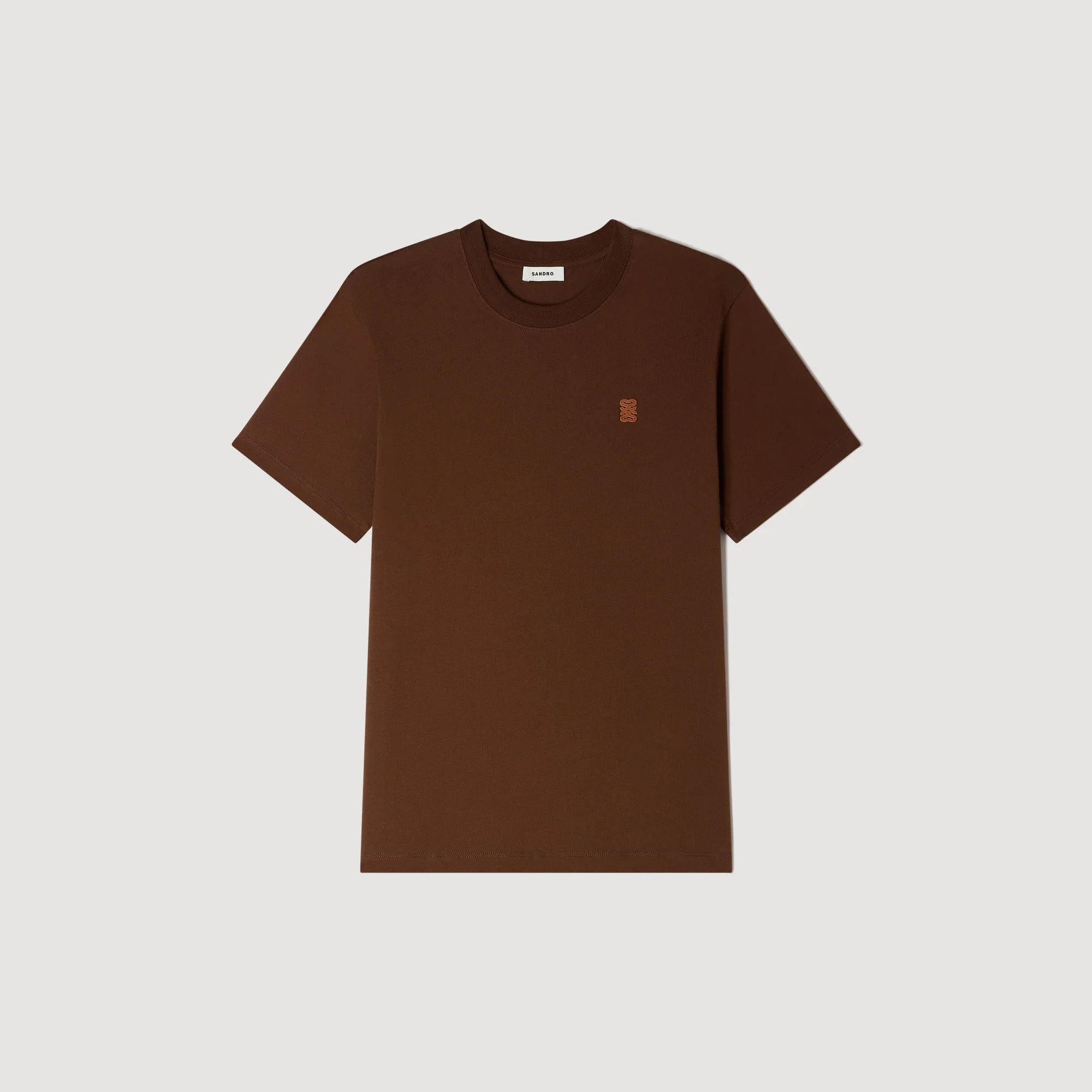 Tshirt Patch 4S Leather Logo T-Shirt Ginger Bread - Image 6